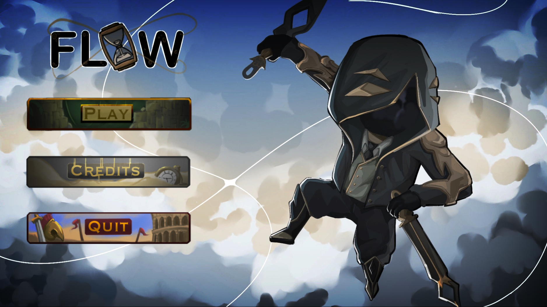 Jeux etudiants flow barre de menu